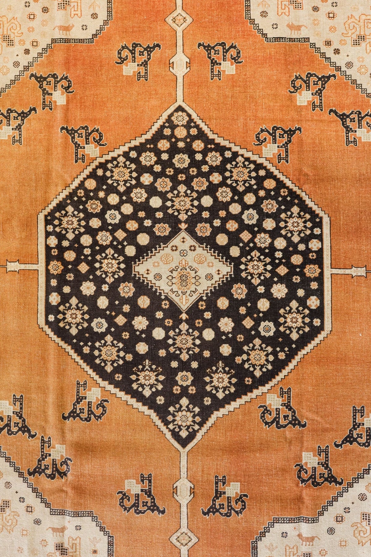 Vintage Bakshaish Handwoven Tribal Rug, J79416