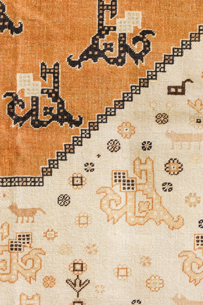 Vintage Bakshaish Handwoven Tribal Rug, J79416