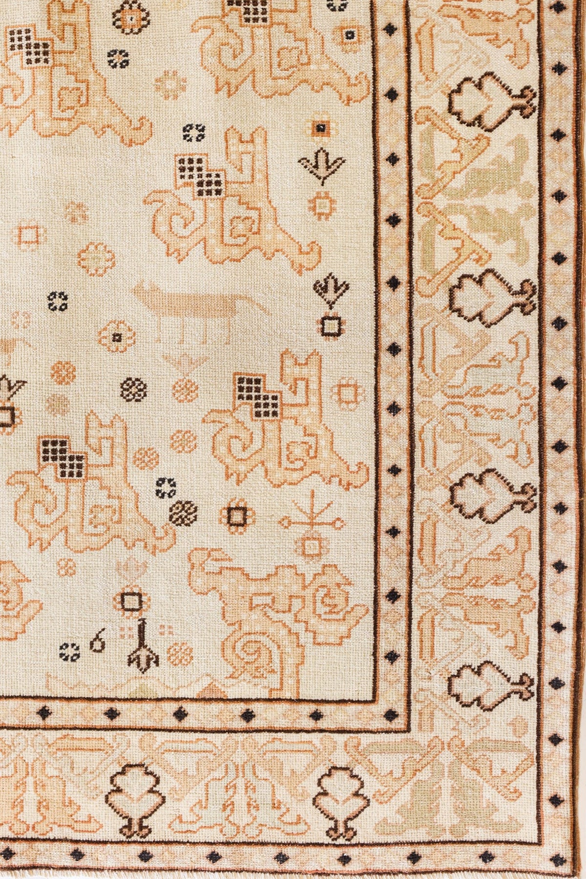 Vintage Bakshaish Handwoven Tribal Rug, J79416