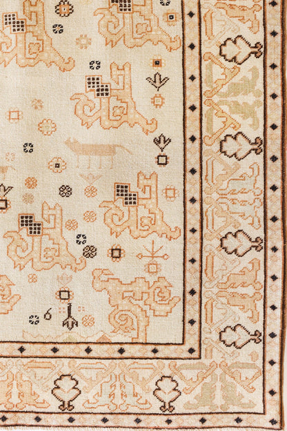Vintage Bakshaish Handwoven Tribal Rug, J79416