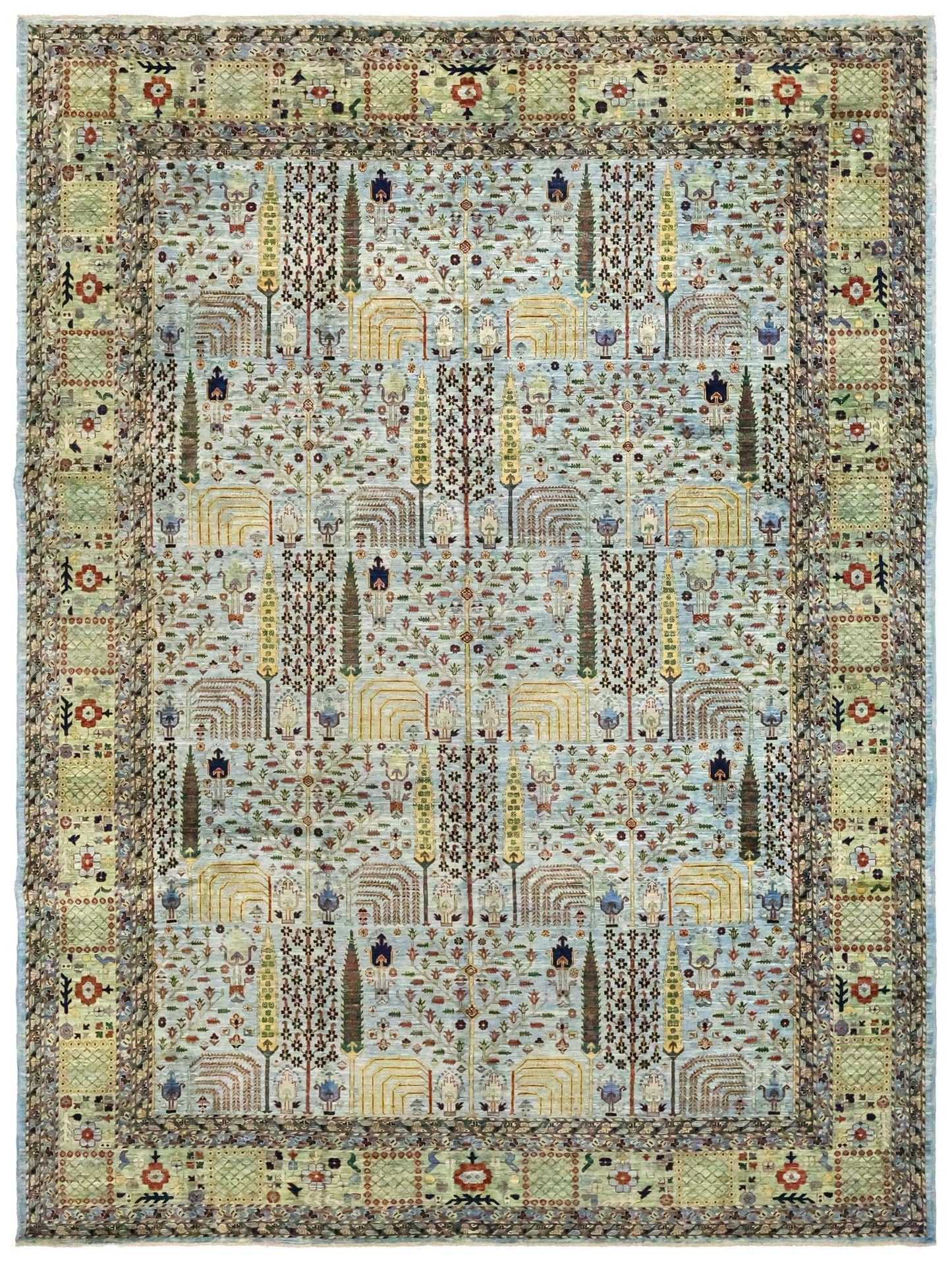 Bakshaish Willow Handwoven Tribal Rug
