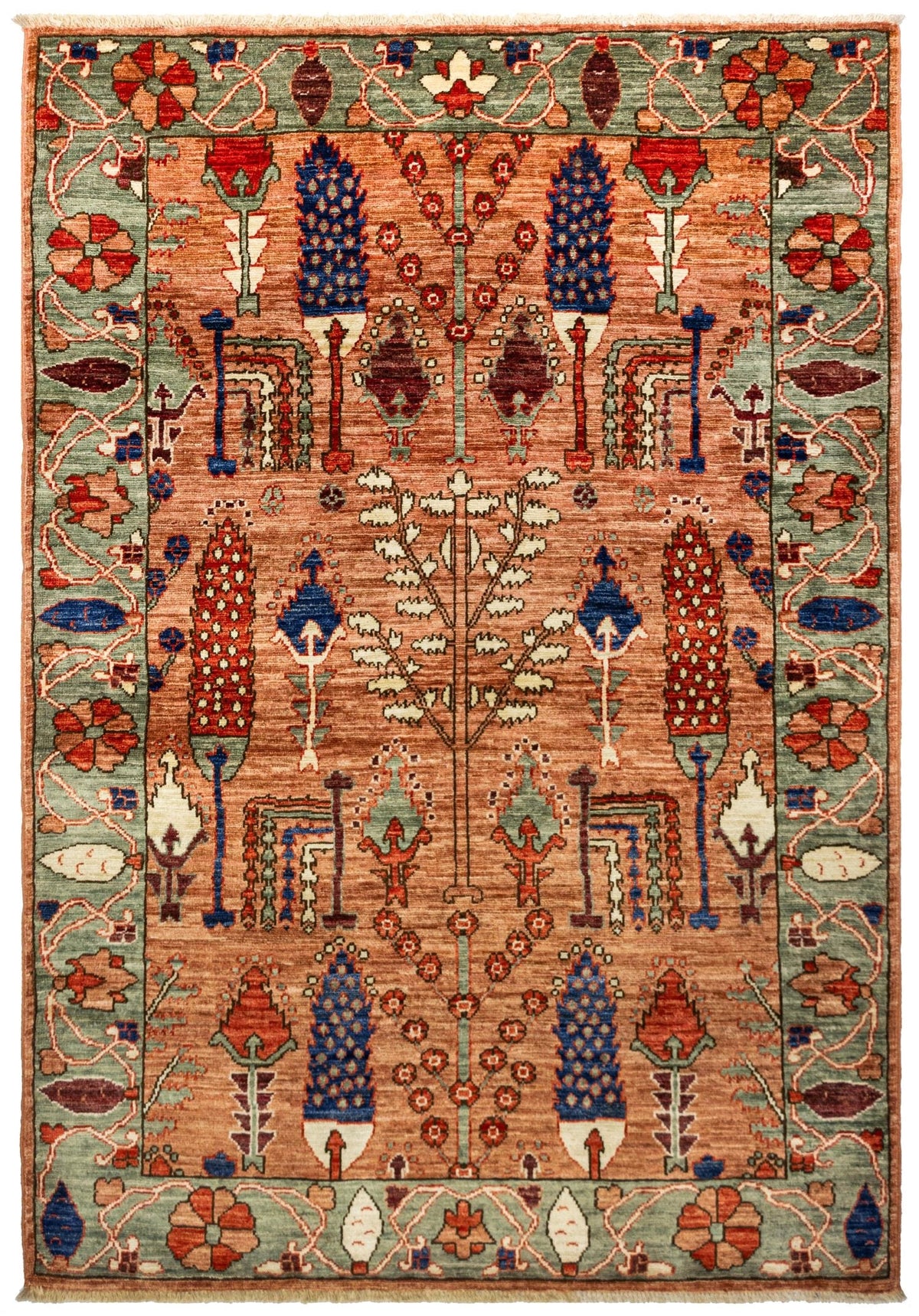 Bakshaish Willow Handwoven Tribal Rug