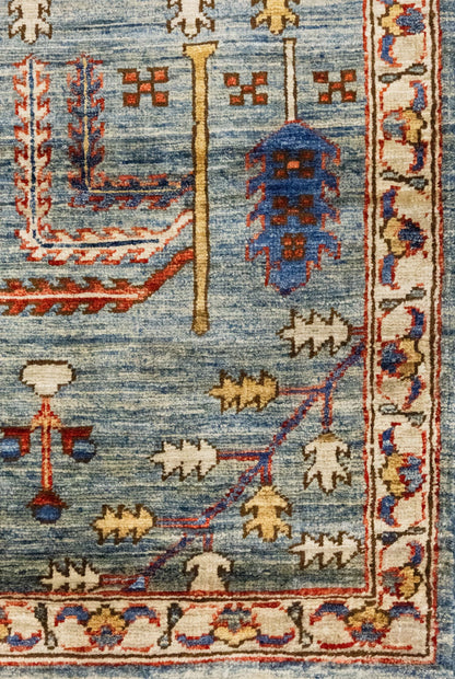 Bakshaish Willow Handwoven Tribal Rug, J86066
