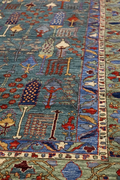 Bakshaish Willow Handwoven Tribal Rug, J86082