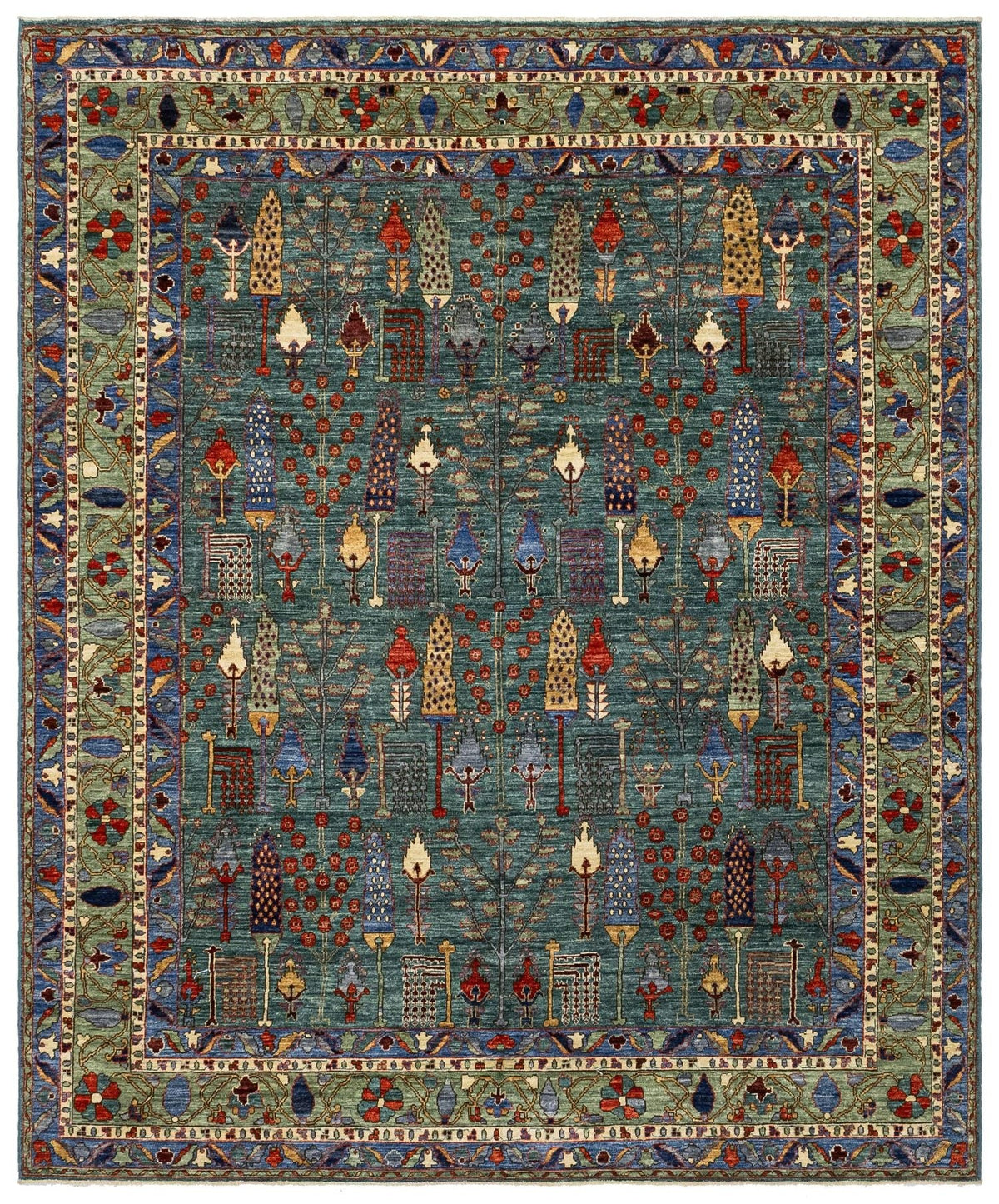 Bakshaish Willow Handwoven Tribal Rug