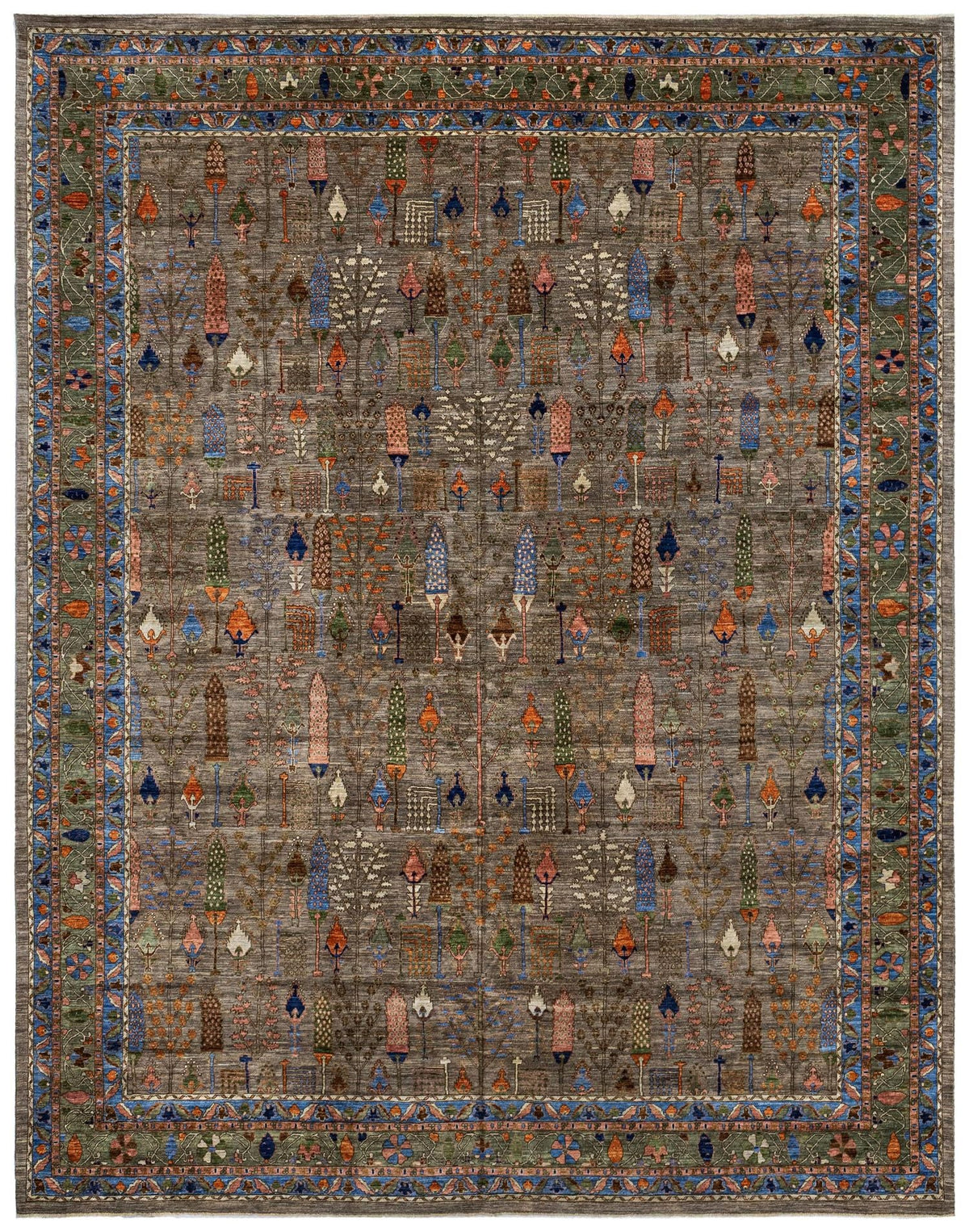 Bakshaish Willow Handwoven Tribal Rug