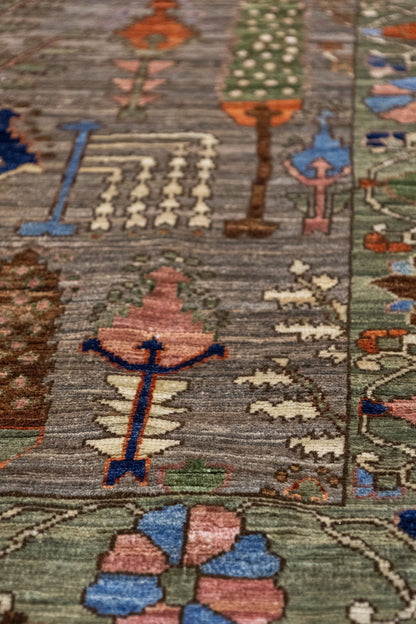 Bakshaish Willow Handwoven Tribal Rug, J86101