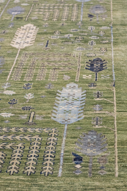 Bakshaish Willow Handwoven Tribal Rug, J89304