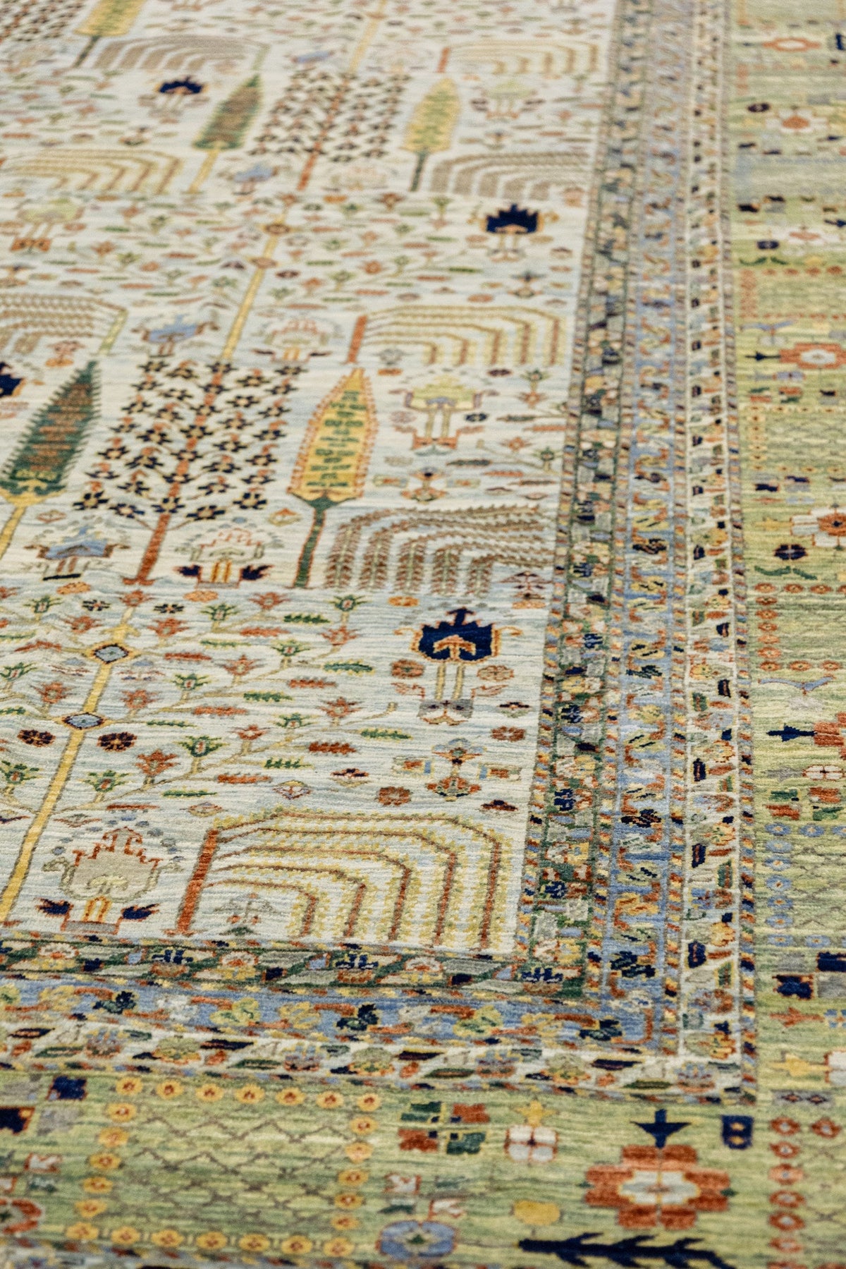 Bakshaish Willow Handwoven Tribal Rug, J89307
