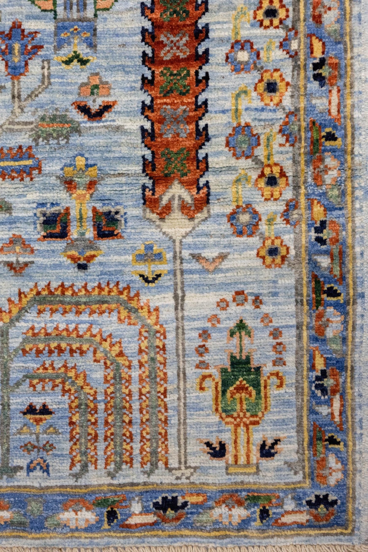 Bakshaish Willow Handwoven Tribal Rug, J89321