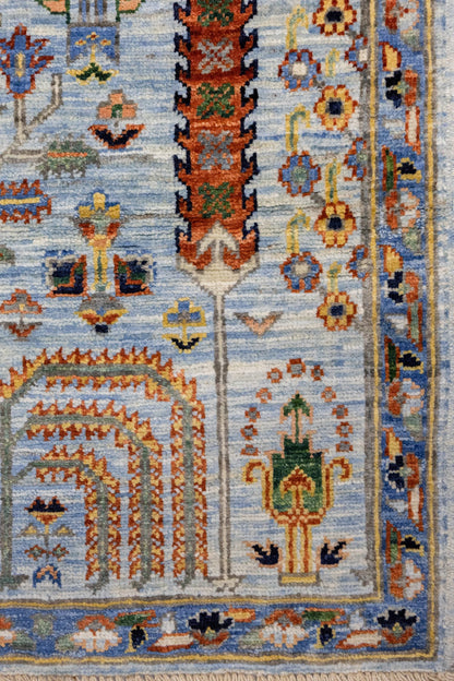 Bakshaish Willow Handwoven Tribal Rug, J89321