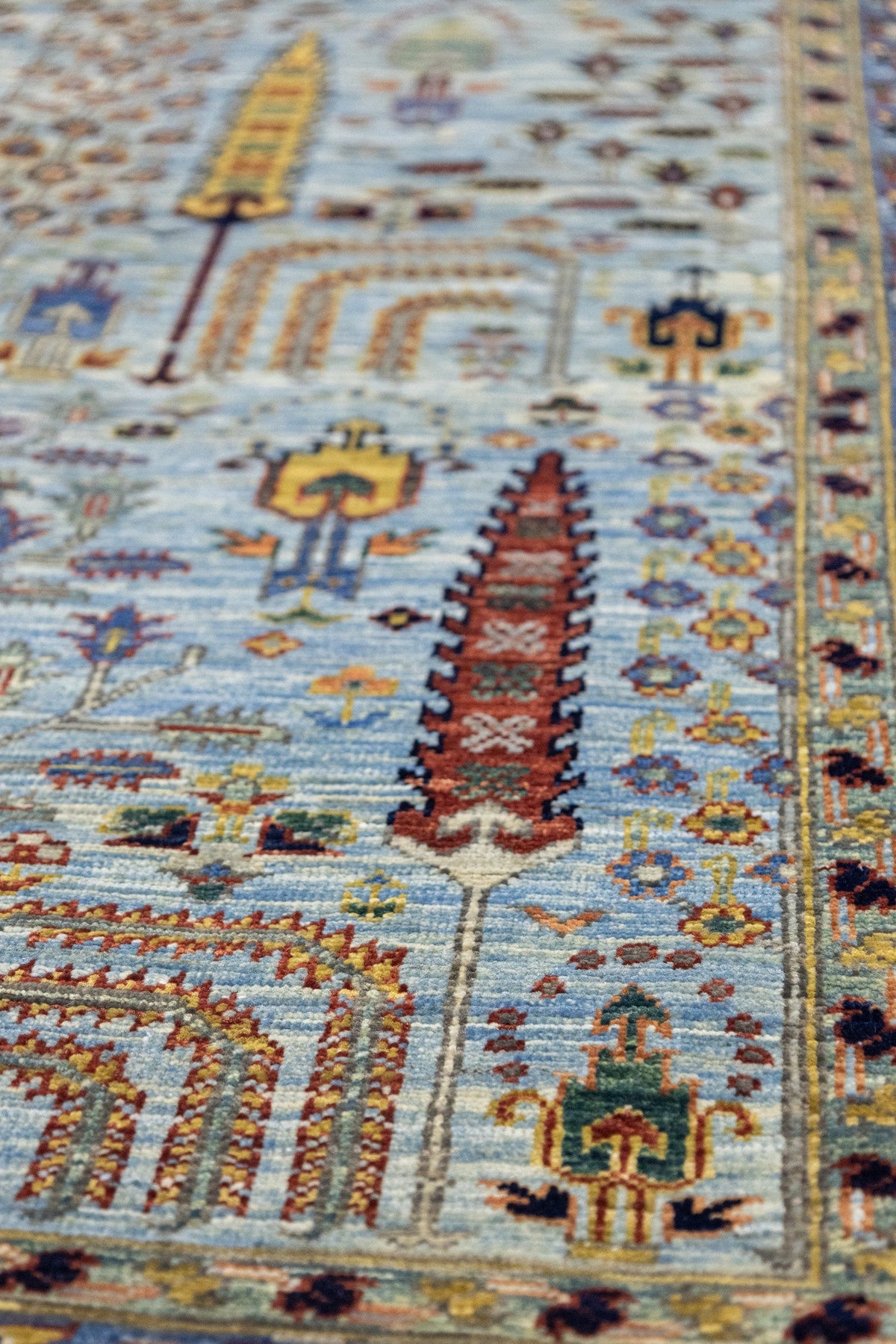 Bakshaish Willow Handwoven Tribal Rug, J89322