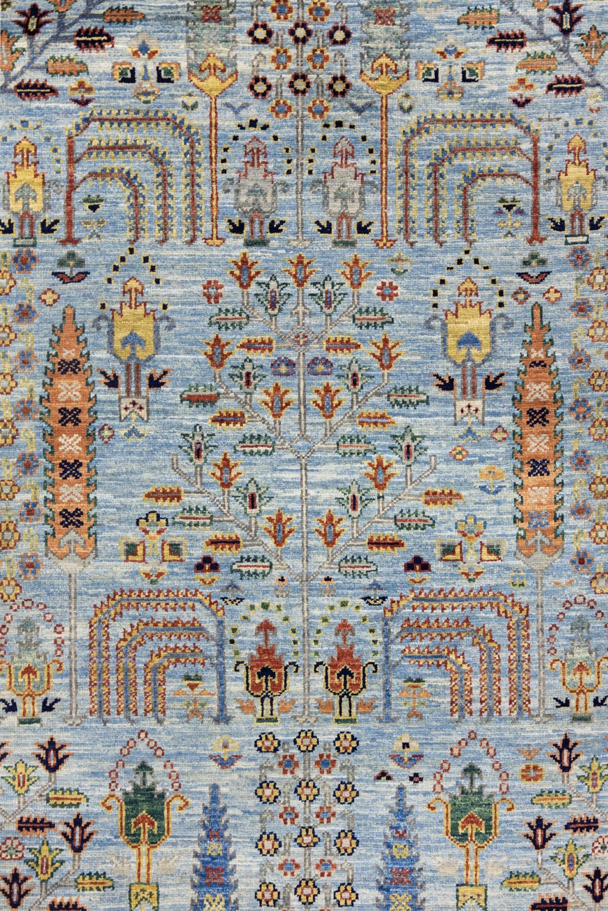 Bakshaish Willow Handwoven Tribal Rug, J89322