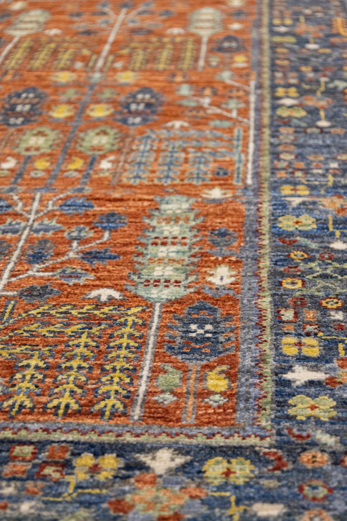 Bakshaish Willow Handwoven Tribal Rug, J89333