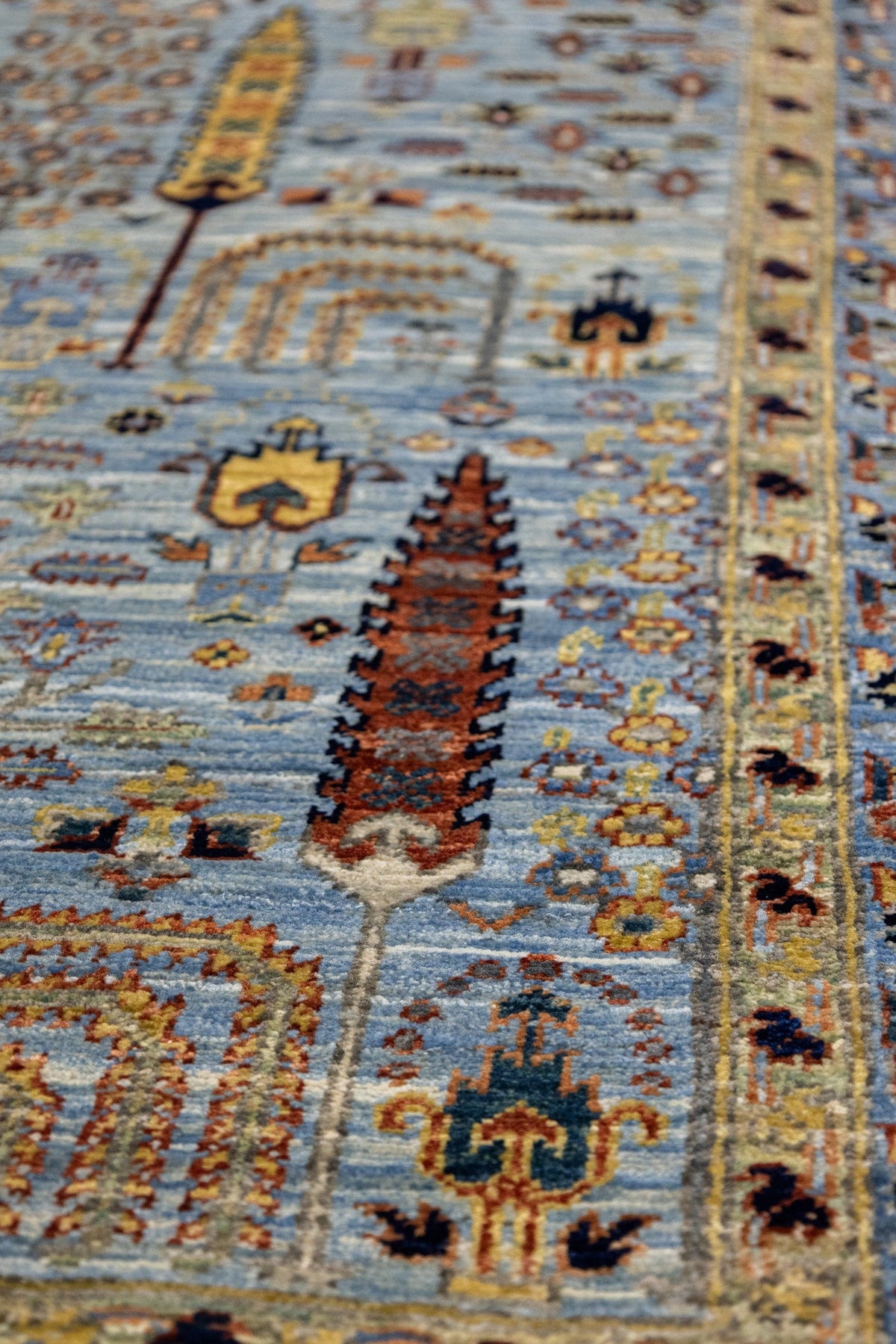 Bakshaish Willow Handwoven Tribal Rug, J89341