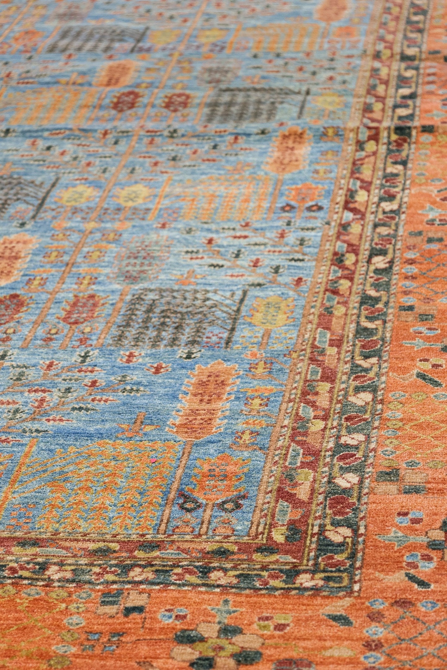 Bakshaish Willow Handwoven Tribal Rug, 83182