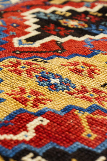 Antique Baku Handwoven Tribal Rug, J78040