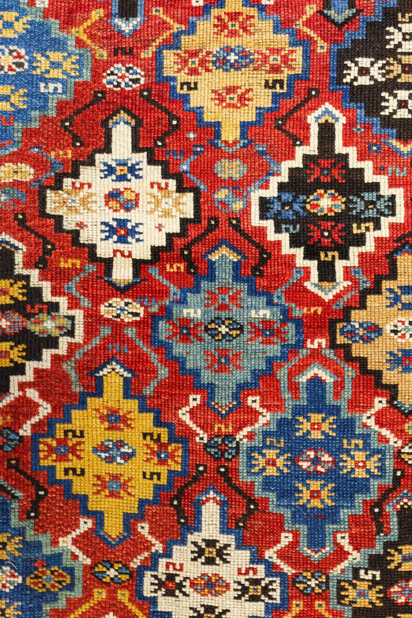 Antique Baku Handwoven Tribal Rug, J78040
