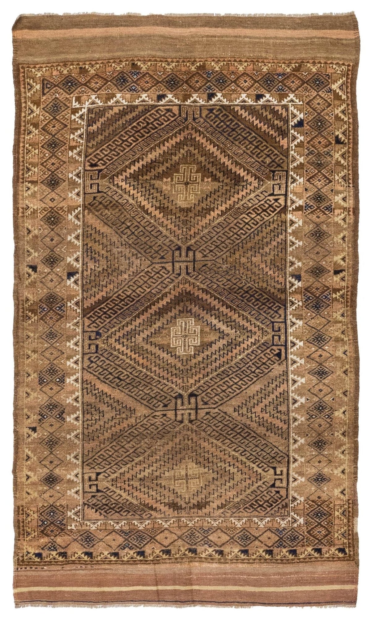 Vintage Baluch Handwoven Tribal Rug