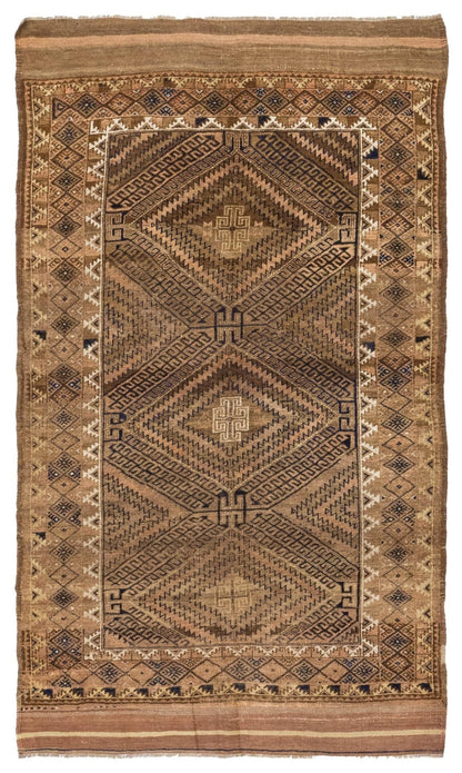 Vintage Baluch Handwoven Tribal Rug