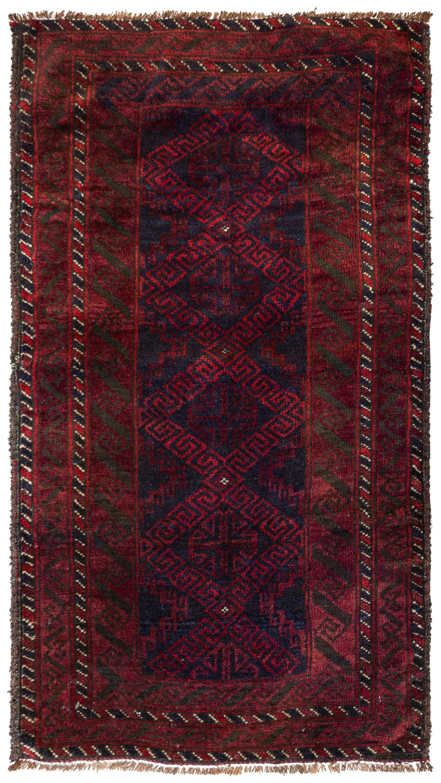  Baluch Handwoven Tribal Rug