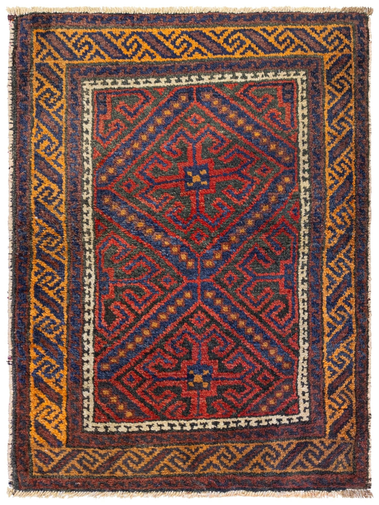  Baluch Handwoven Tribal Rug
