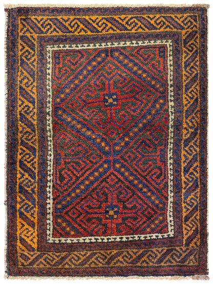  Baluch Handwoven Tribal Rug