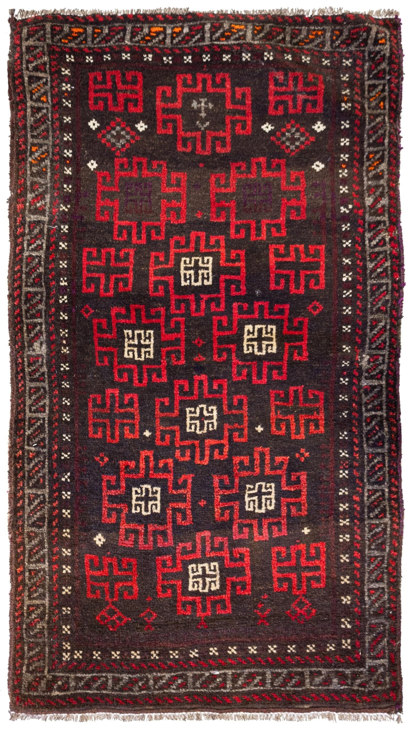  Baluch Handwoven Tribal Rug
