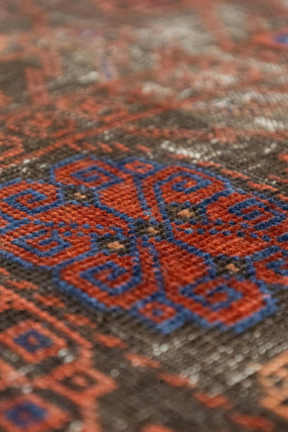 Vintage Baluch Handwoven Tribal Rug, J88217