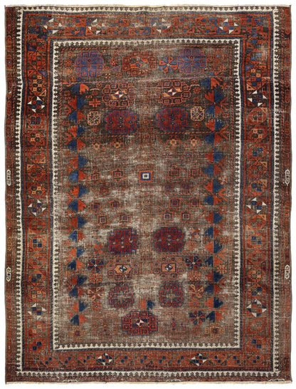 Vintage Baluch Handwoven Tribal Rug