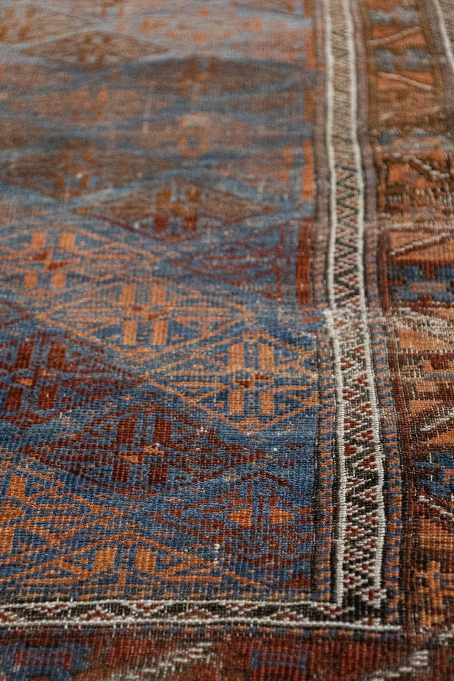 Vintage Baluch Handwoven Tribal Rug, J88219