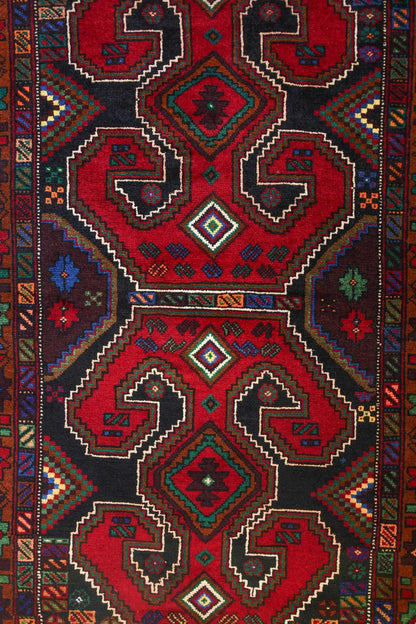 Vintage Baluchi Handwoven Tribal Rug, J77571