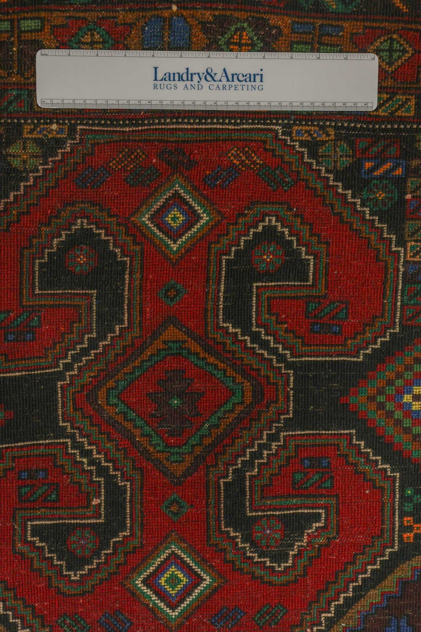 Vintage Baluchi Handwoven Tribal Rug, J77571