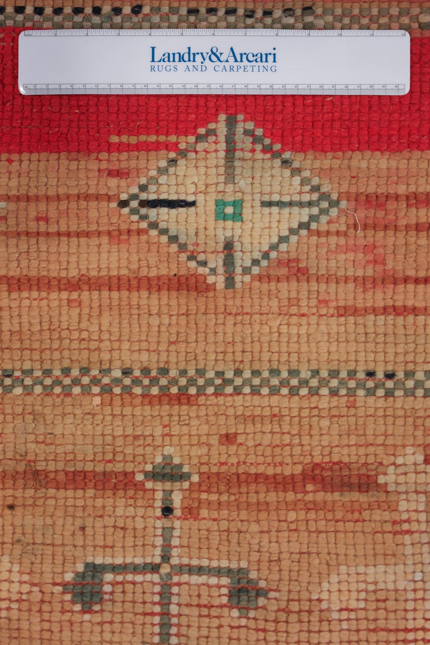 Vintage Berber Handwoven Tribal Rug, J62418