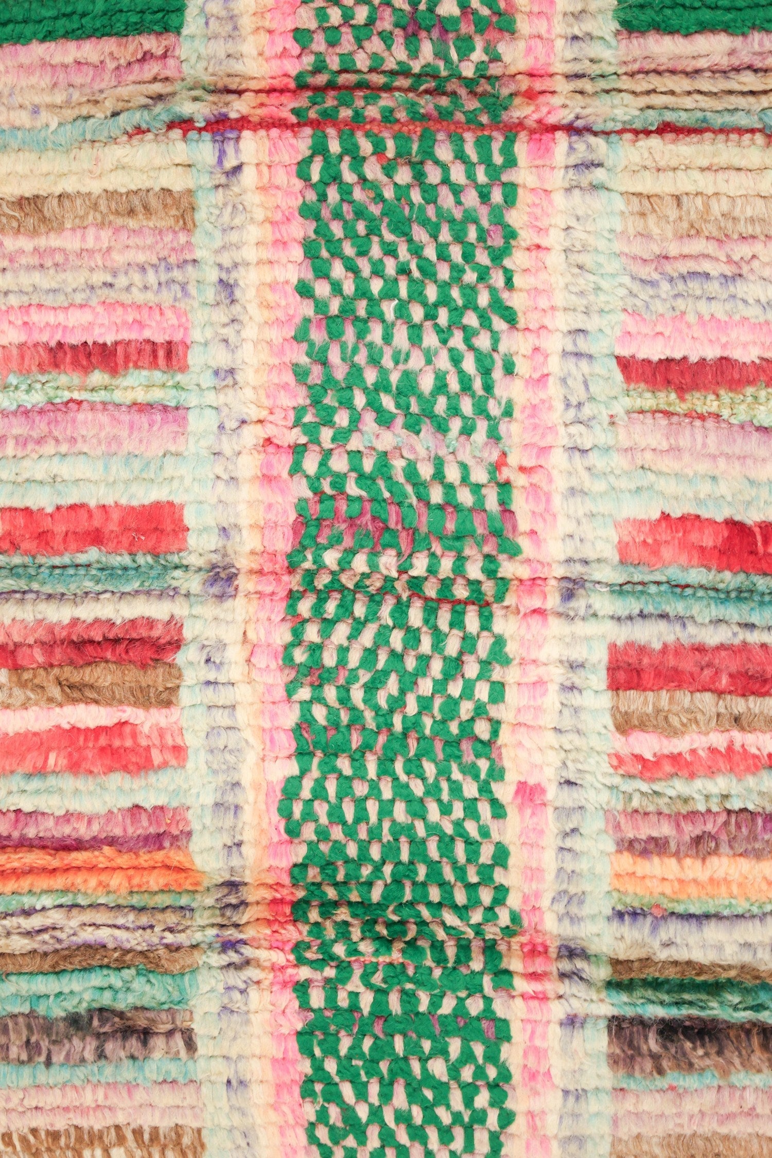 Vintage Berber Handwoven Tribal Rug, J71864