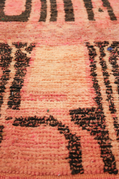 Vintage Berber Handwoven Tribal Rug, J71872