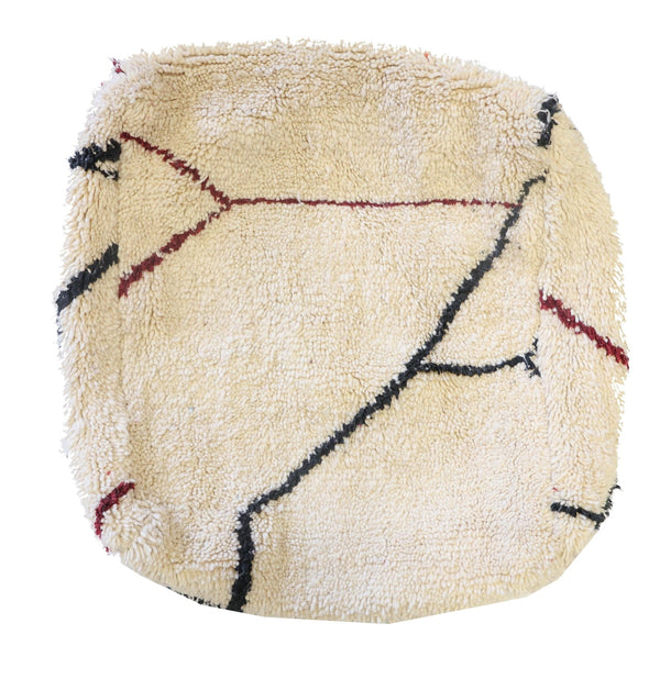 Berber Handwoven Tribal Ottoman Cover, J74288