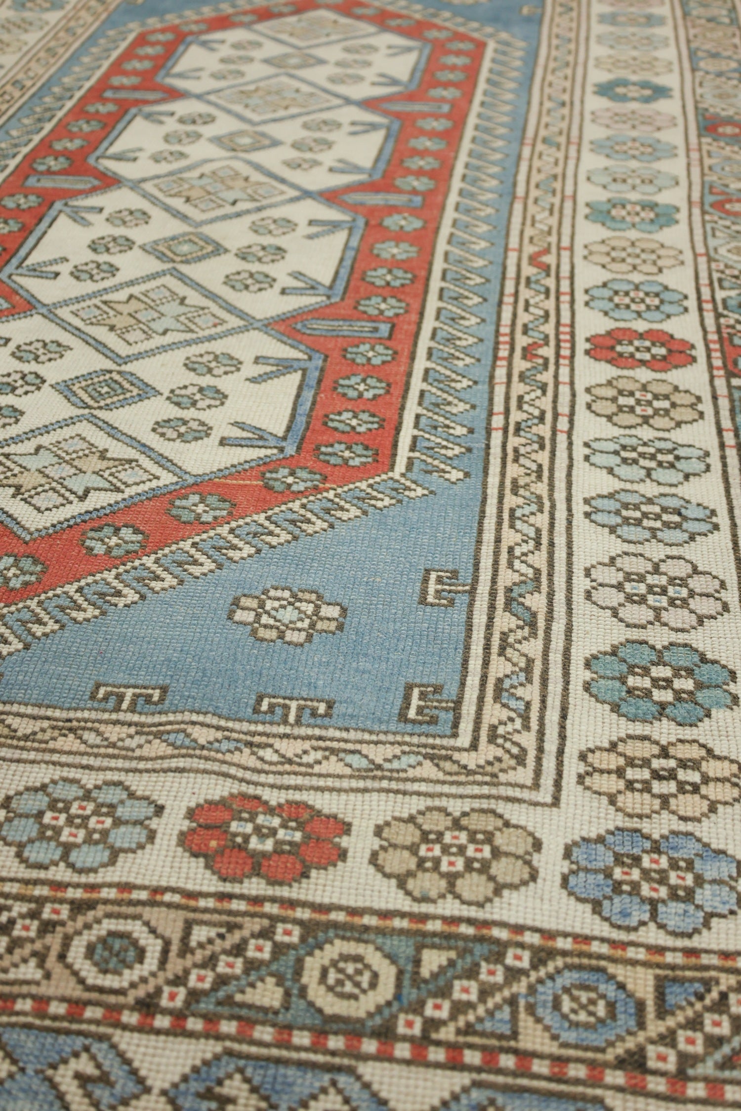 Vintage Bergama Handwoven Tribal Rug, J70962