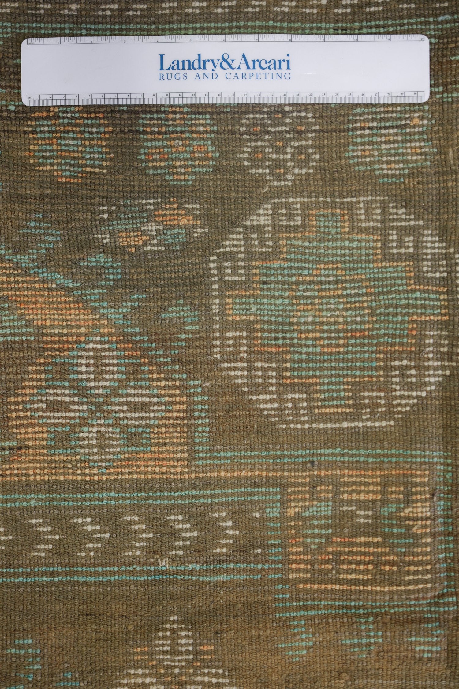 Vintage Bergamo Handwoven Tribal Rug, J72396