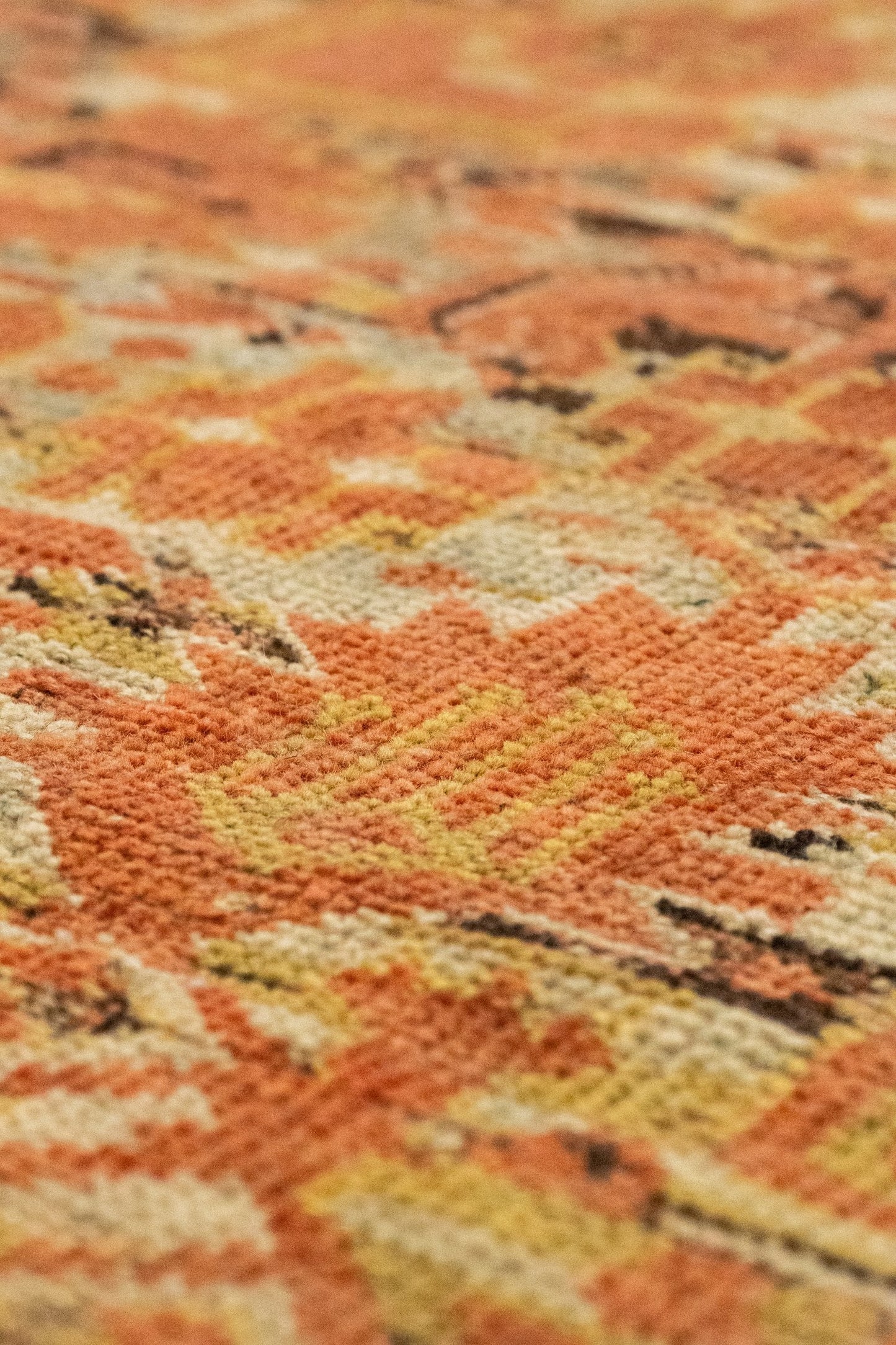 Vintage Beshir Handwoven Tribal Rug, J81412