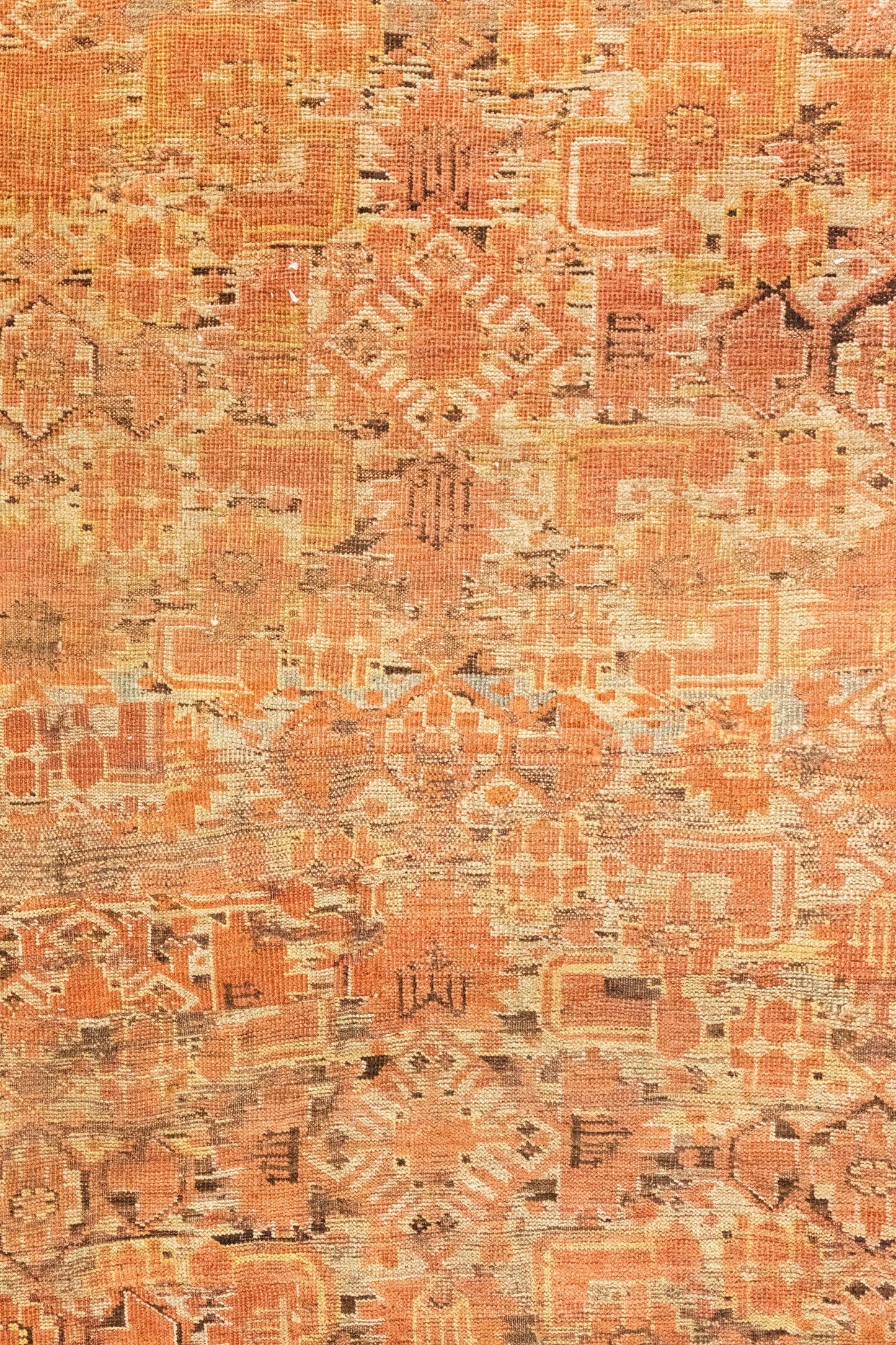 Vintage Beshir Handwoven Tribal Rug, J81412