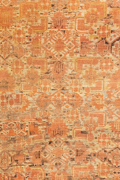 Vintage Beshir Handwoven Tribal Rug, J81412