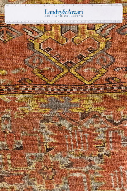 Vintage Beshir Handwoven Tribal Rug, J81412