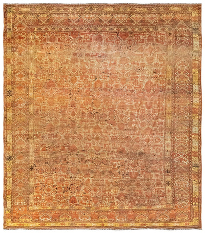Vintage Beshir Handwoven Tribal Rug