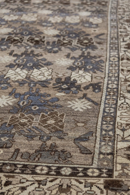 Vintage Bibikabad Handwoven Tribal Rug, J75072