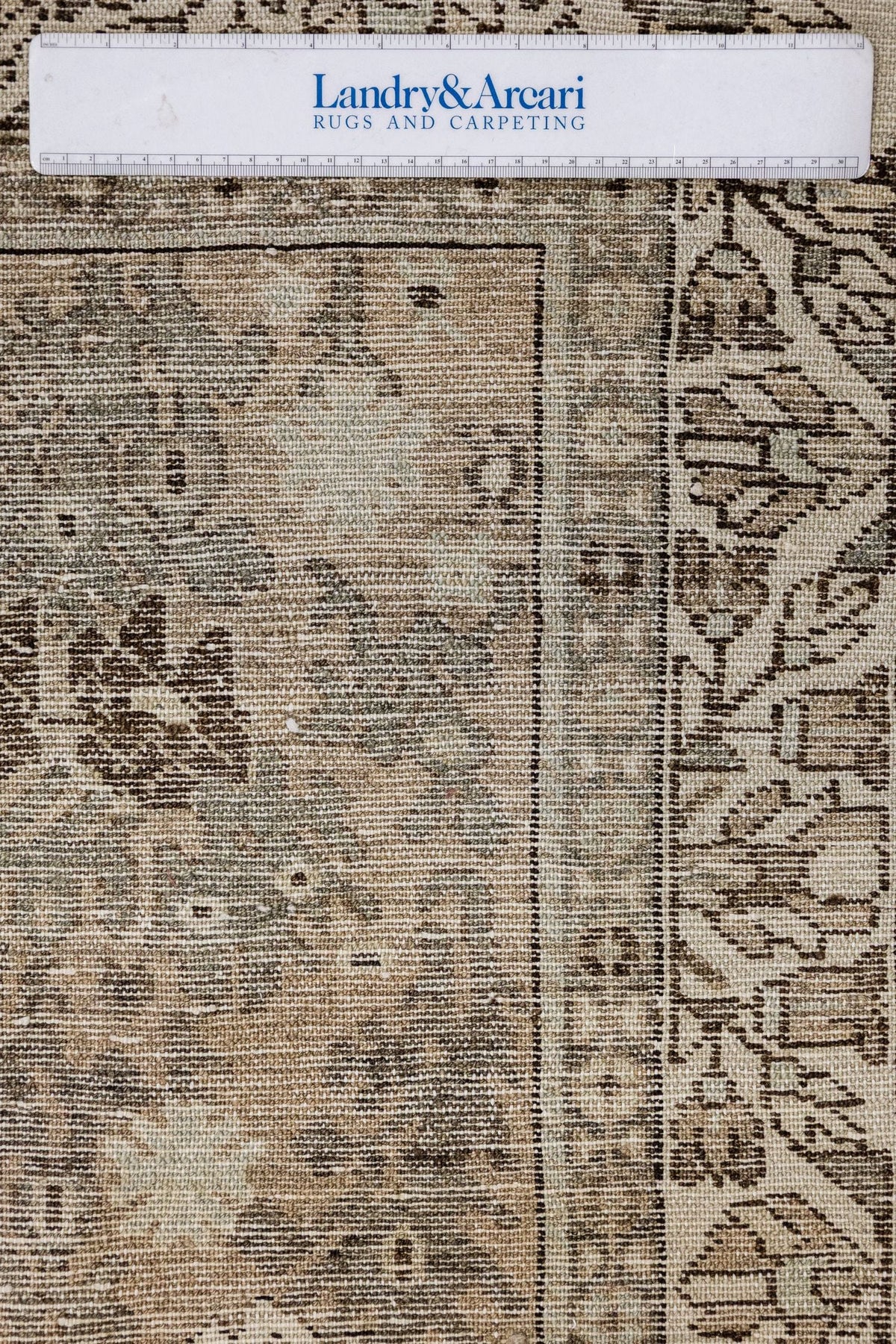 Vintage Bibikabad Handwoven Tribal Rug, J75072