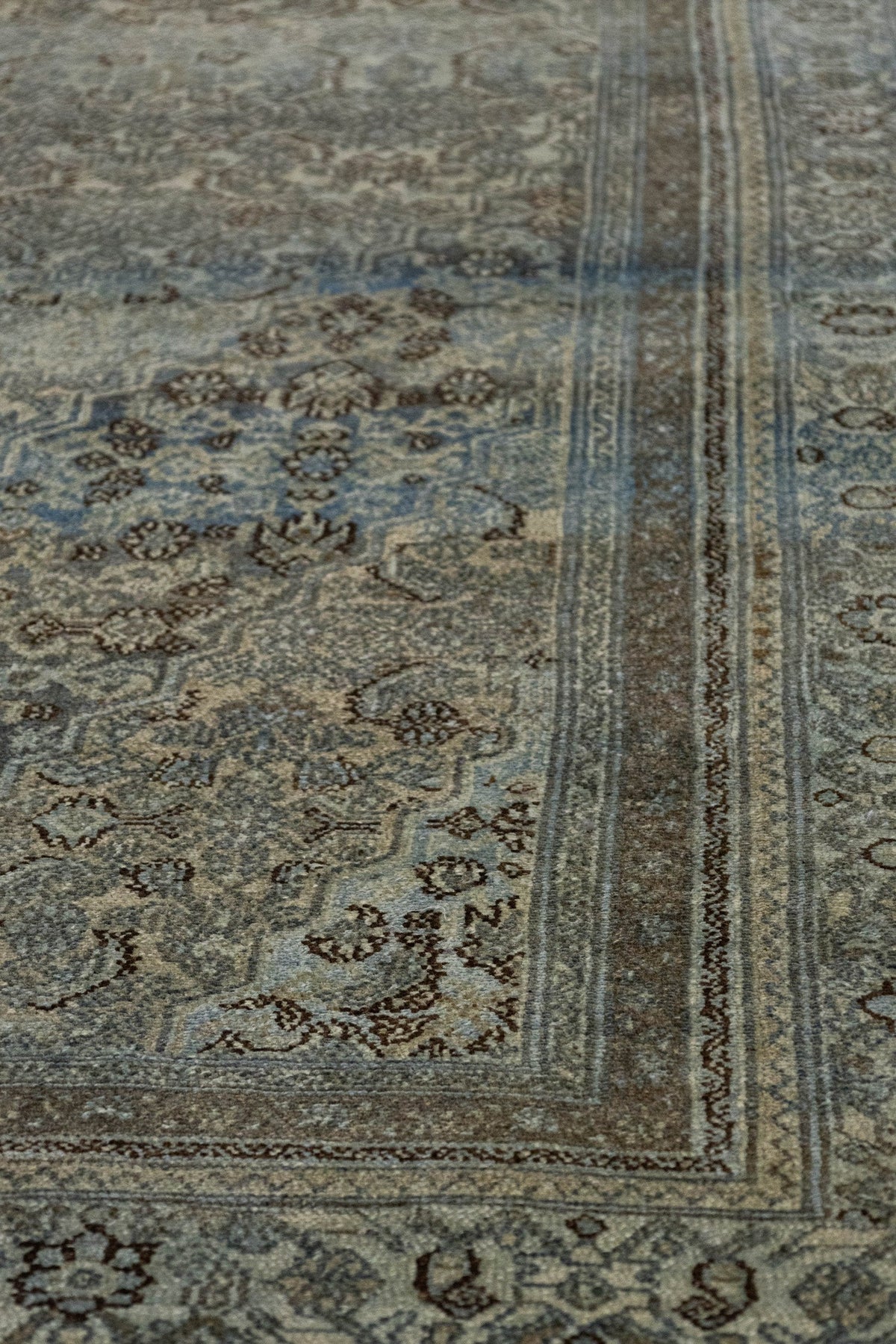 Vintage Bibikabad Handwoven Tribal Rug, J86287