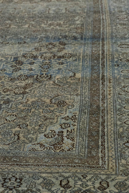 Vintage Bibikabad Handwoven Tribal Rug, J86287