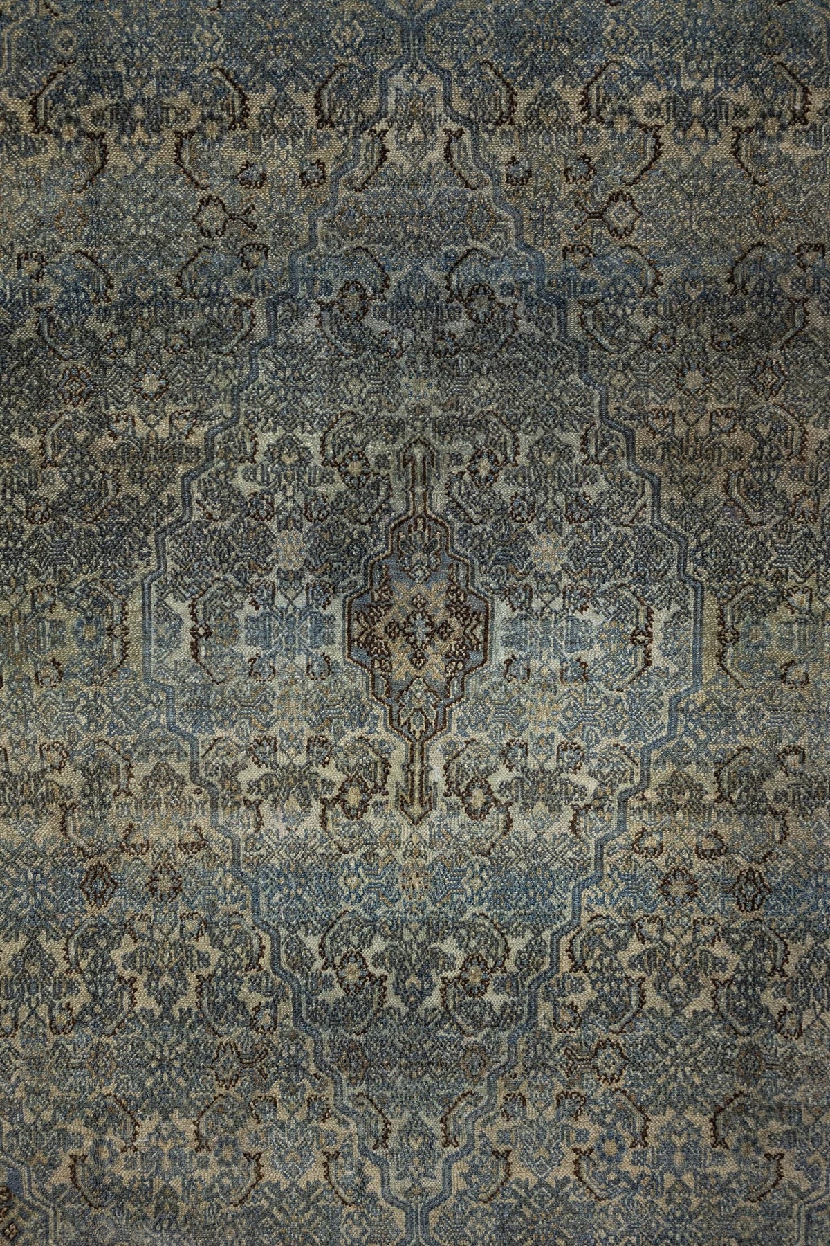 Vintage Bibikabad Handwoven Tribal Rug, J86287