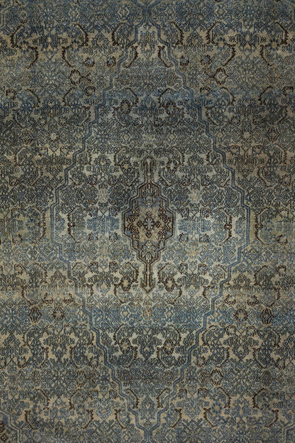 Vintage Bibikabad Handwoven Tribal Rug, J86287